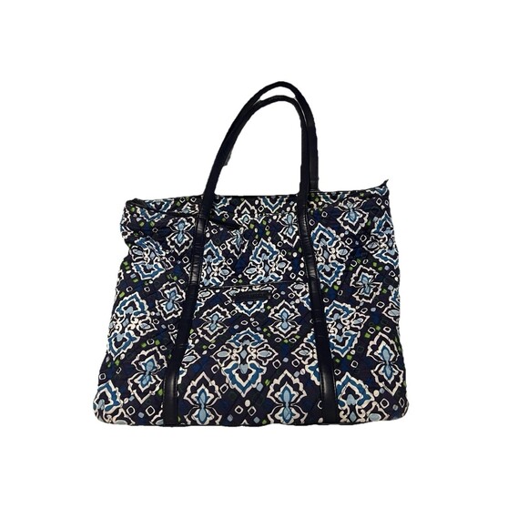 Vera Bradley Handbags - Vera Bradley Large Tote Bag Retired Bluebird Pattern